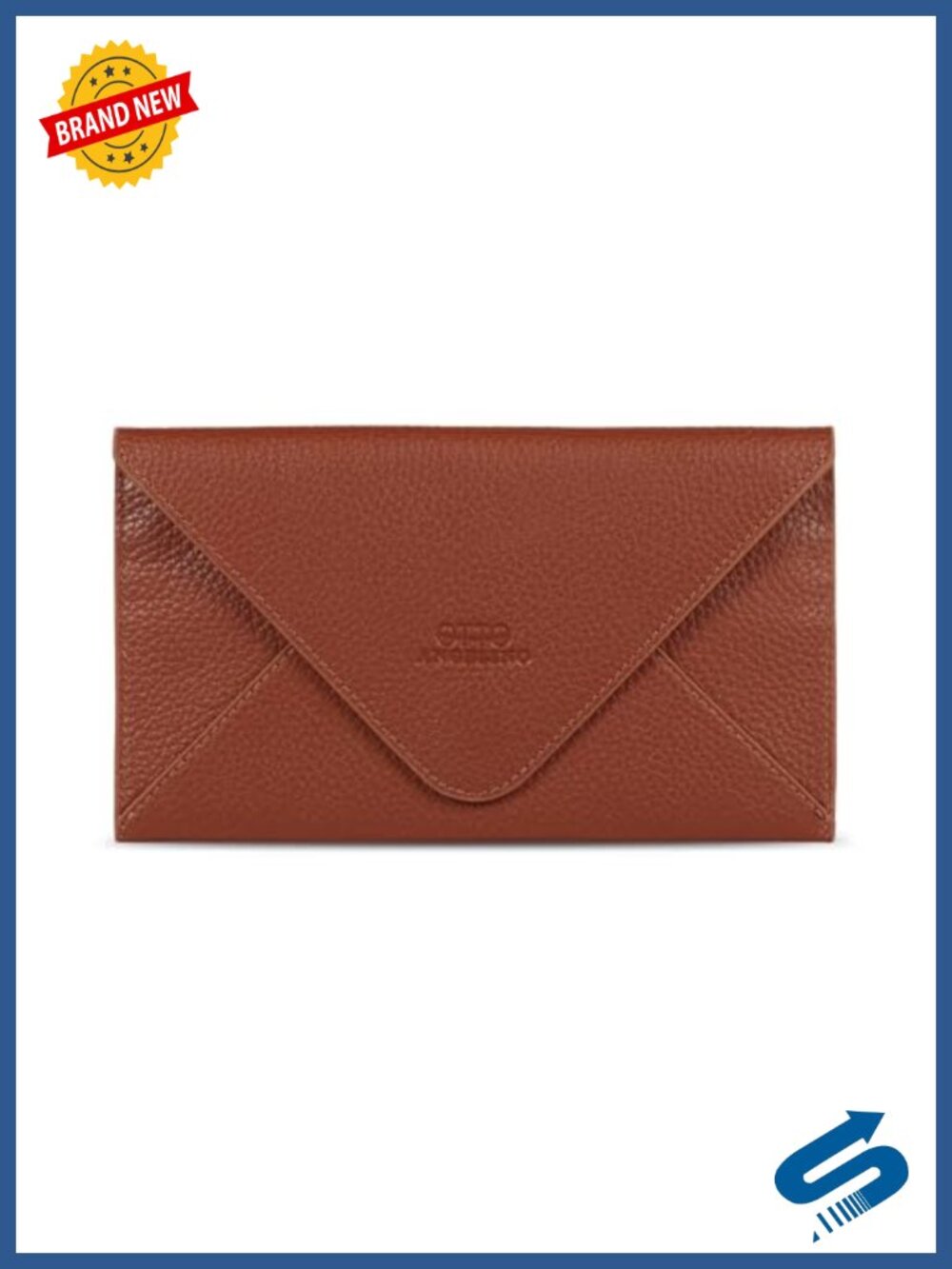 Slim Genuine Leather Wallet Clutch RFID Blocking Unisex
